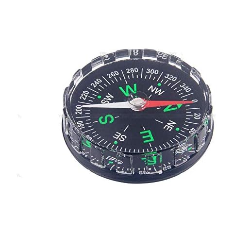 Demeras Compass Waterproof Compass Professional Button Compass Waterproof Compass for Hiking Military Navigation Cover