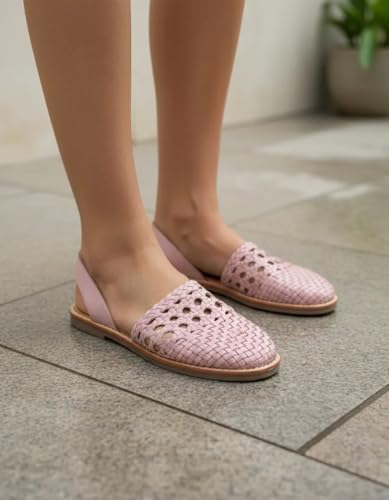 Image of Macarena Collection Womens Shoes Leather Sandals for Women | Huarache Handmade Mexican Sandals Women | Comfortable & Stylish Womens Sandals 2340