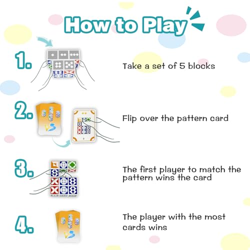iuuoi Matching Puzzle Game para 2 jugadores 6+ miniatura 4