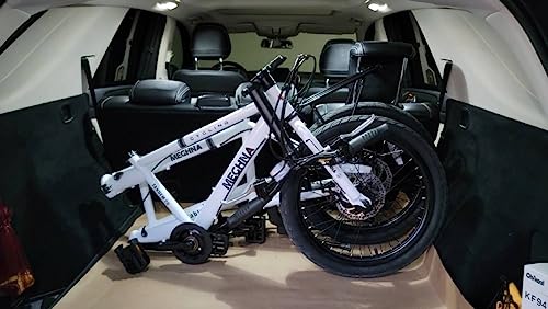 Weerock 20 Inch Foldable Tandem Bike For Adults With 2 Seater,Double Seat Bike,Two Rider Bicycle 7 Speeds High Carbon Steel Frame For Parent-Child Friends Couple,White #TOP5