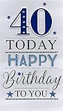 Tarjeta de cumpleaños de lujo extragrande.