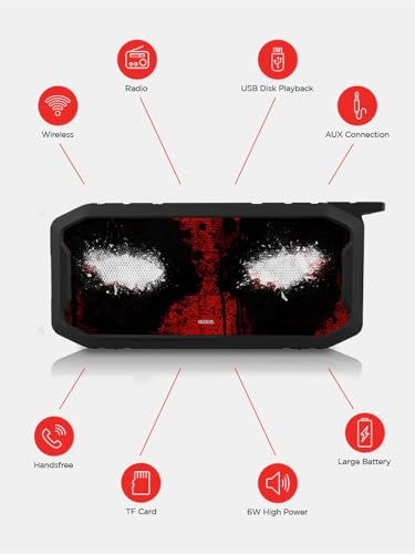 Image of Macmerise Bluetooth Speaker Deadpool Vision Melody Bluetooth 6 Watts Speaker