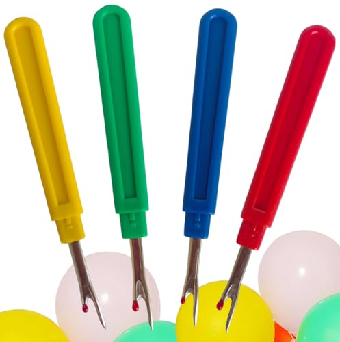 Ajqxh 4PCS Balloon Striker Popper Tool,Decorator Balloon Striker Tool,Party&Celebration Supply Tool Kit,Perfect for Party Cleanup