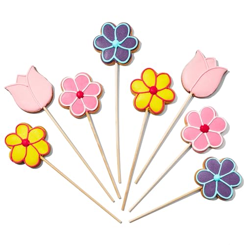 image for Thoughtfully BomBombs, Cookie Floral Bouquet, Includes Hand Decorated 