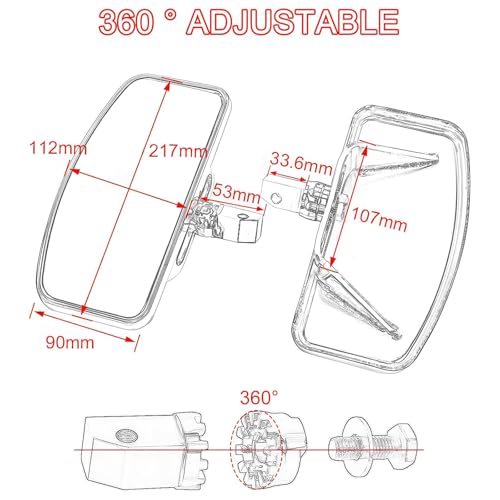 Image of Adjustable Motorcycle Floorboards, Universal Driver & Passenger Foot Pegs Footboard Accessories Compatible with Honda VTX1300 /1800 Shadow 1100 Yamaha V Star 650 Suzuki C50 Kawasaki