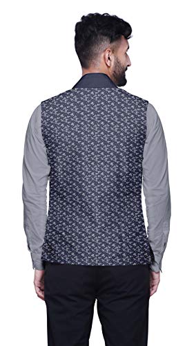 Atasi Printed Nehru Jacket Mens Bandhgala Ethnic Jacket Party Wear Wedding Clothing3