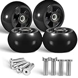 AM125172 Lot de 4 roues de jauge pour tracteur tondeuse John Deere 121,9 cm, 137,2 cm, 152,4 cm, 182,9 cm