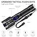 Rechargeable Flashlights High Lumens, Powerful Tactical Flashlights, 5 Modes LED Flashlight Adjustable, Brightest Flashlight Waterproof, Handheld Flash Light for Emergencies, Home, Camping, Hiking