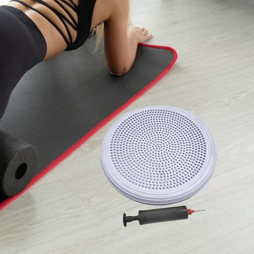 Balance Mat Yoga Mat Wobble Cushion Wiggle Seat Balance Disc Flat Pad Stability for Gymnastics, Gym, Fitness, Yoga, Kids3
