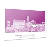 wartburg alufelni Wandaufhängung mit Spiegelblechen oder bei Großformaten (ab 60 x 40 cm) mit einem Schienensystem inklusive