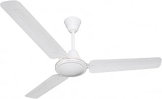 Crompton High Speed Cool Breeze 1400 mm (56 inch) Ceiling Fan with Energy Efficient Design, 1 Star Rating (Opal White)