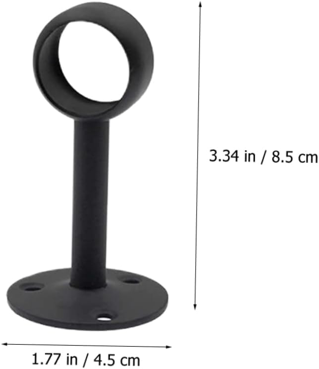 8pcs Heavy Duty Curtain Rod Brackets Sturdy Ceiling Support Holders for Easy Installation Modern Design for Various Home Decor for Drapes and Curtains