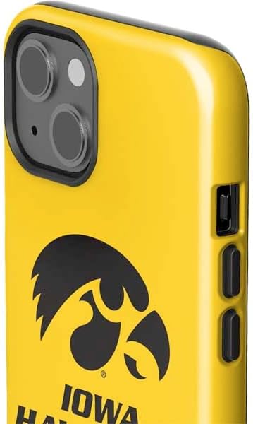 Skinit Impact Phone Case Compatible with iPhone 15 Plus - Officially Licensed University of Iowa Design