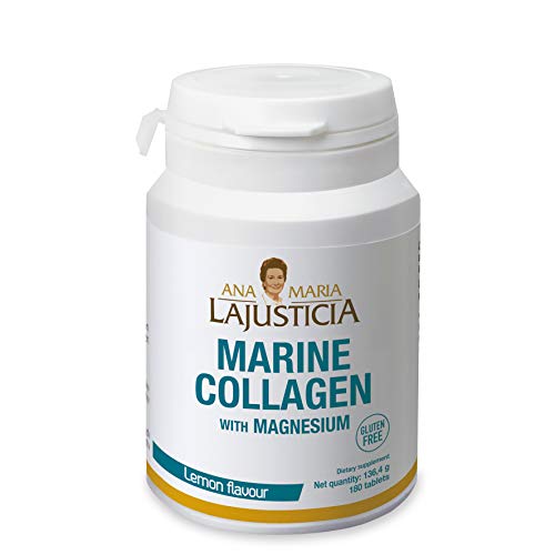 Ana Maria Lajusticia Marine Collagen with Magnesium (180 tabs), Kosher,