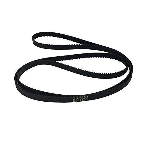 Courroie de distribution GT2 de haute précision en caoutchouc renforcé 900-2GT-6, lot de 2