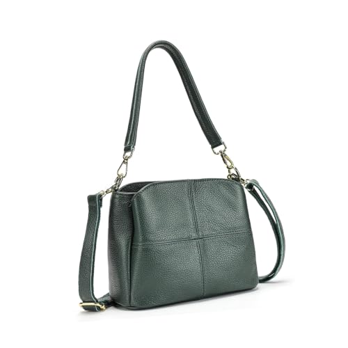 Image of MASIWEI Genuine Leather Crossbody Bag for Women Small Purse Hobo Handbag