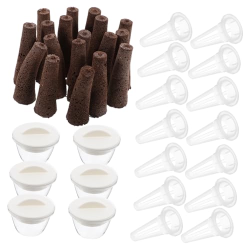 Mipcase 1 Juego plantador hidropónico Cesta Kit de de Cultivo hidropónico Maceta para jardín hidropónico hidropónico Poliuretano