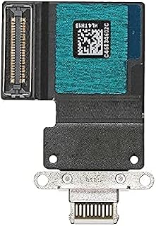 Porta di ricarica Caricatore USB Connettore dock Cavo flessibile Sostituzione modulo compatibile con Pro 11 pollici 2018 A1980 A2013 A1934 / Pro 12,9 pollici 3° (2018) A1876 A1895 A1983 Bianco