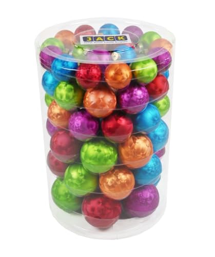 JACK by Inge Glas 60x Glas Christbaumkugeln 4 5 6 7 cm Eislack Bunt...