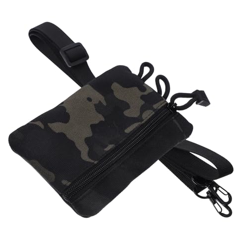 ledmomo オックスフォード製耐久性ウエストバッグ 軽量多機能ファニーパック 収納力 キャンプ 旅行 日常用スリッシュポーチ