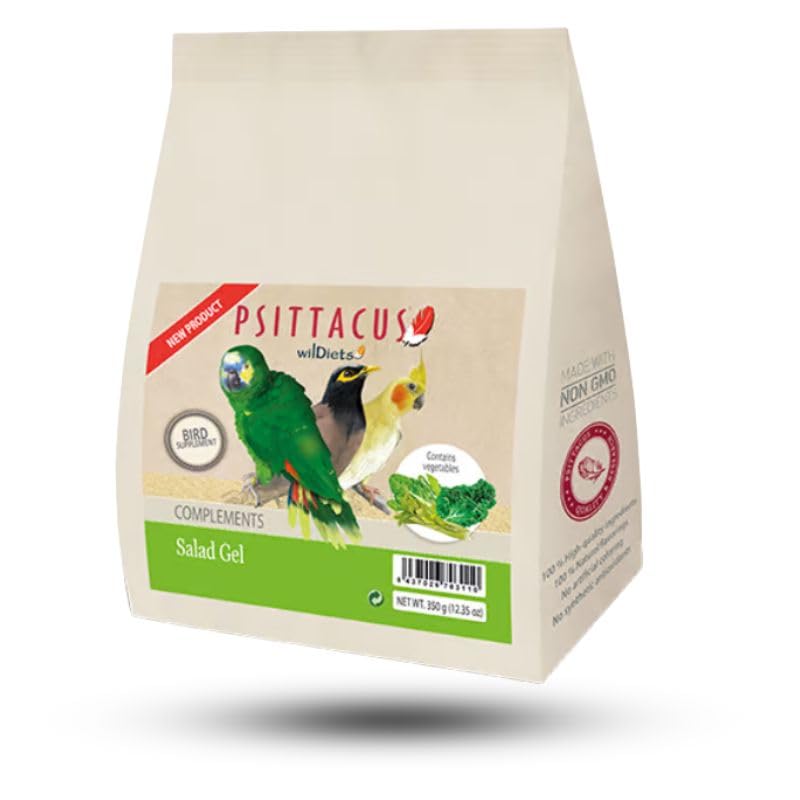 Cibo per pappagalli | PSITTACUS Salad| Borsa 350 gr