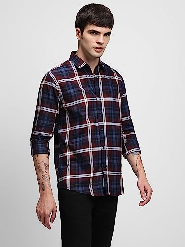 Image of Dennis Lingo Men's Checkered Casual Shirt