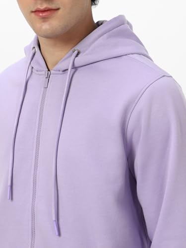 Image of Neostreak Men's Cotton Hooded Neck Zippered Sweatshirt