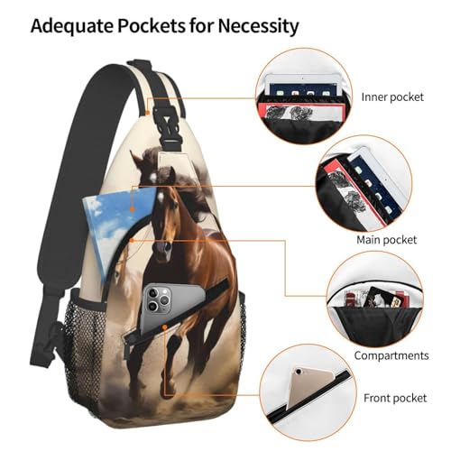Mochila tipo bandolera ligera para senderismo y viajes miniatura 4
