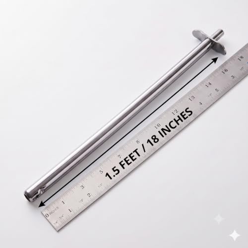 Image of 18-Inch 1.5 Feet Ultra-Long Stainless Steel Gas Lighter (Pack of 1) | Heavy-duty build provides maximum safety reach when igniting deep ovens, commercial cooking ranges, and outdoor grills.