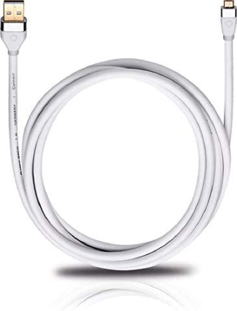 OEHLBACHi-Connect UM-B/U 200 Mobile USB Cable USB Micro-B to USB-A 2 m White