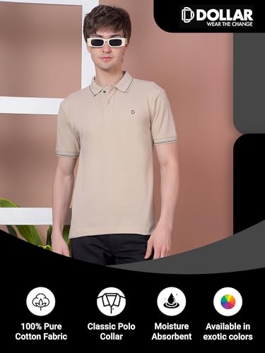 Image of Dollar Pack of 2 Men's Cotton Polo T-Shirt with Classic Collar