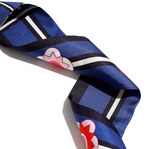 100% Mulberry Silk Scarf Head Hair Ribbon Handbag Handle Wrap Tie Bundle Neckerchief For Women4
