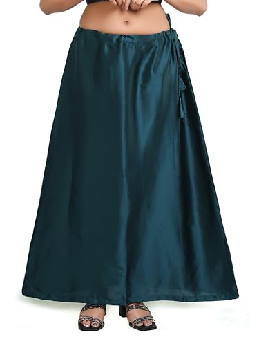 Image of Madhu Fashion Women's Satin Saree Petticoat Saree Underskirt