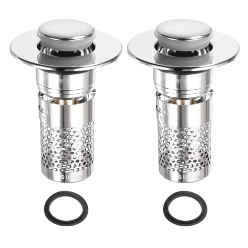 Colador para desagüe de baño, filtro de acero inoxidable 304