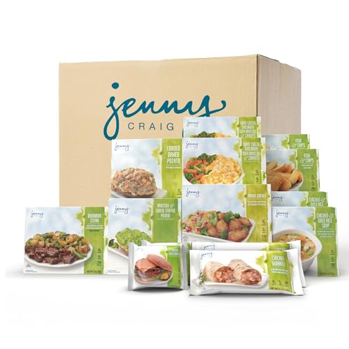 Jenny Craig 14-Count Entrée Kit Menu 2 – Frozen Meal Kit includes 14 Full Entrées to make living better delicious, nutritious and convenient! Enjoy Prepared Meals, Eat Better, and Love the New You!