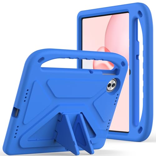 Coque Honor Pad 10 2025 enfant protection silicone léger avec cordon bleu