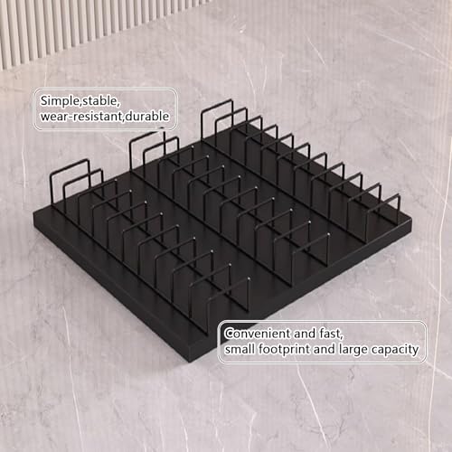 Présentoir d'échantillons en métal et bois beige – Étagères de sol et de table pour magasins de détail et salons professionnels, support de rangement pour matériaux de construction