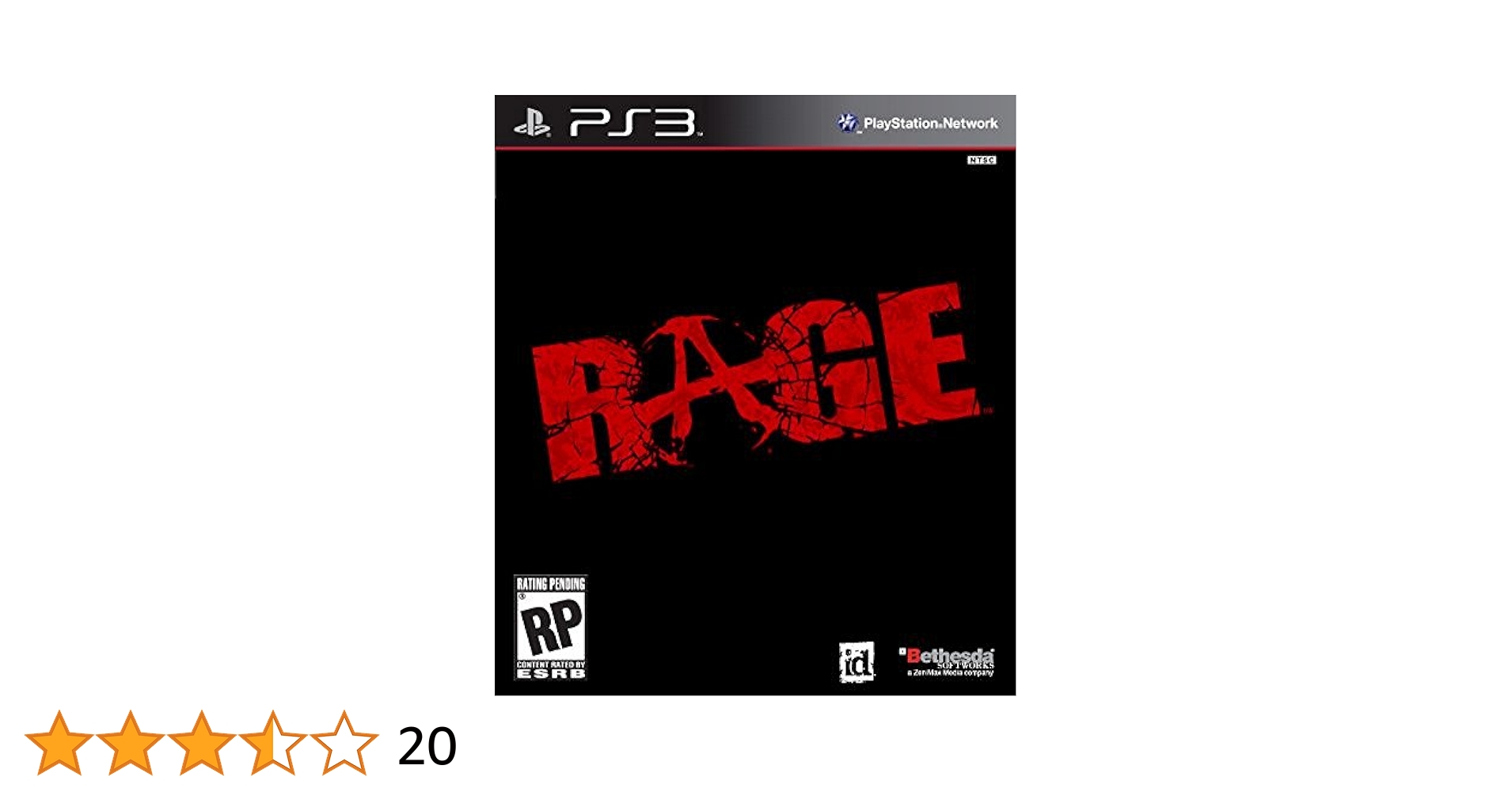 [ベセスダ]Bethesda Rage Playstation 3 Greatest Hits 093155117471 [並行輸入品] ベセスダ]Bethesda Rage Playstation 3 Greatest Hits