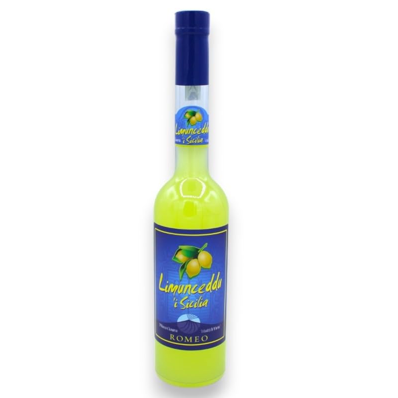 ROMEO Limoncello, Licor de limón Siciliano - 500 ml - Vol. 25%