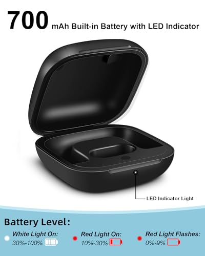 Image of Charging Case Replacement for Powerbeats Pro: Beats Earbuds Charger Case with Bluetooth Pairing Sync Button, 700mAh Battery, Earbuds Not Included