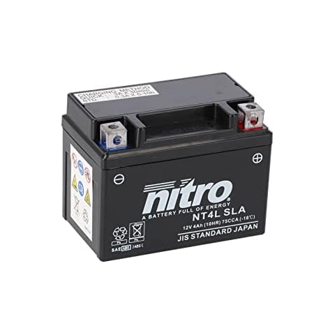 Nitro NT4L-SLA -N- Batería con AGM Gel Tecnología Cover