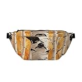 Taille et ajustement parfaits : le sac banane a des dimensions de 51,5 x 12 x 20 cm, et la bandoulière réglable est adaptée pour les tours de taille allant de 80 à 150 cm. La ceinture est équipée d'une boucle réglable, vous permettant de trouver l'ajustement parfait et de la porter autour de votre taille ou en diagonale sur votre poitrine, gardant vos mains libres