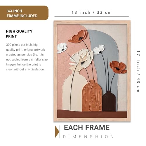 Image of kotart Aesthetic Art Home Decoration Painting | Paintings With Frame For Living Room Bed Room Hotel Wall Decor Digital Reprint (13x17 inch)
