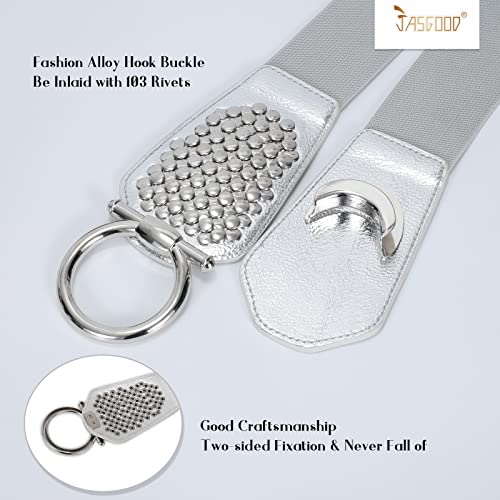 JASGOOD Fashion Wide Elastic Belt2