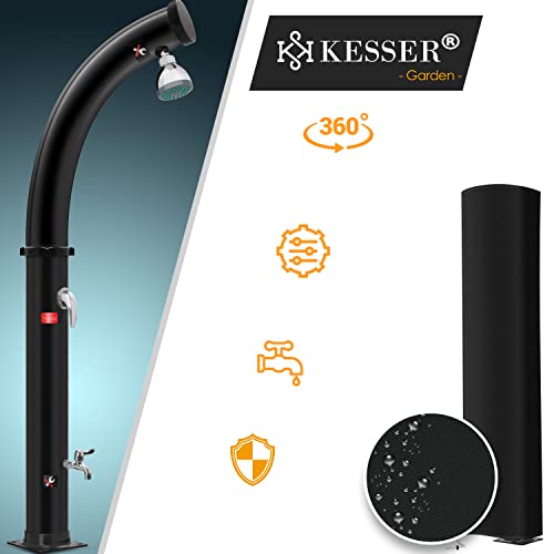 KESSER Douche solaire de jardin Douche solaire incurvée...