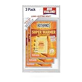 HotHands Body & Hand Super Warmers - Long Lasting Safe Natural Odorless Air Activated Warmers - Up to 18 Hours of Heat - 3 Individual Warmers