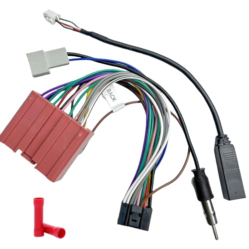 Aftermarket Radio Wiring Adapter Compatible with Mazda 2001-2019, 16Pin Android Car Stereo Harness with Antenna Adapter, Fits for CX-3 CX-5 CX-7 CX-9 Mazda 2 3 5 6 Protege Tribute Miata Millenia