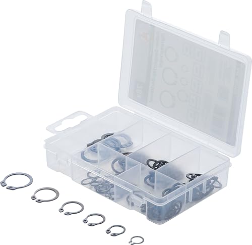 BGS Diy 88168 | Außen-Seegerring-Sortiment (Sprengringe) | Ø 8 - 19 mm | 78-tlg. BGS Diy 88168 | Außen-Seegerring-Sortiment (Sprengringe) | Ø 8 - 19 mm | 78-tlg.