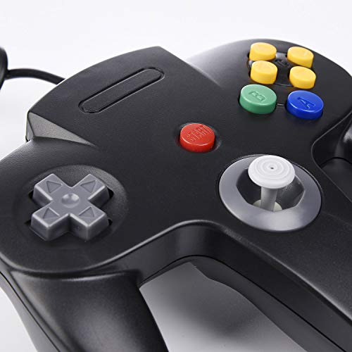 Controlador clássico N64, SAFFUN N64 com fio USB para PC, joystick, joystick de jogo com fio USB N64