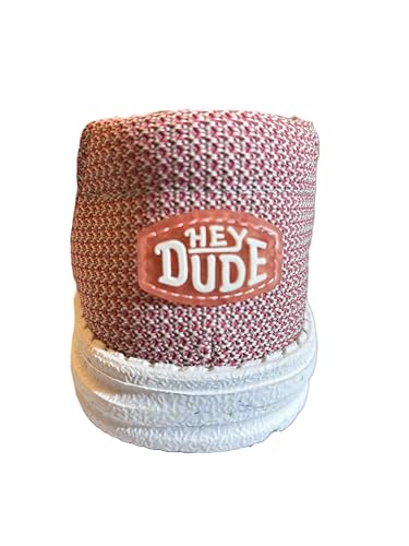 Image of HEYDUDE Women's Wendy Knit II Slip On Shoe, Desert Rose Size 8 | Lightweight Casual Loafer with Elastic Laces & Removable EVA Insole